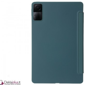 Smart soft dirbtinės odos dėklas - žalias (Xiaomi Redmi Pad Se 11) Smart soft dirbtinės odos dėklas - žalias (Xiaomi Redmi Pad Se 11)